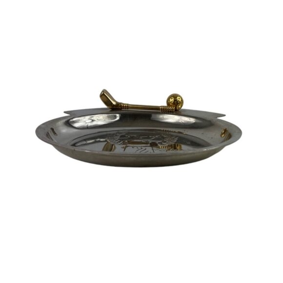 Vintage Golf Club Driver and Ball Coin Change Tray - Picture 3 of 9